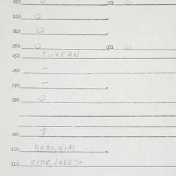 Eastern questionnaire, answ...