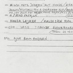 Eastern questionnaire, answ...