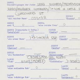 Western questionnaire, answ...
