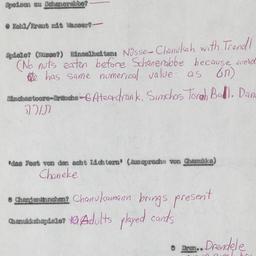 Western questionnaire, answ...
