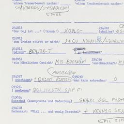 Western questionnaire, answ...