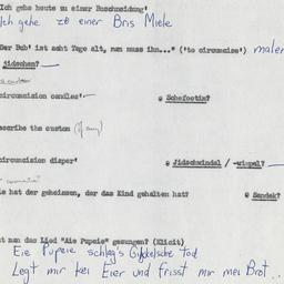 Western questionnaire, answ...