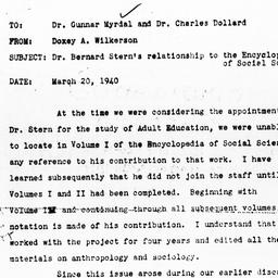 Memorandum from Doxey A. Wi...
