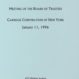 Meeting of the Board of Tru...