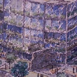 Perspective drawing, detail...