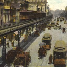 Bowery and Elevated Road, N...