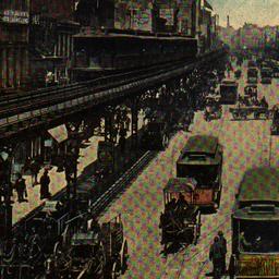 Bowery and Elevated Road, N...