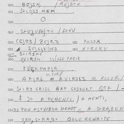 Eastern questionnaire, answ...
