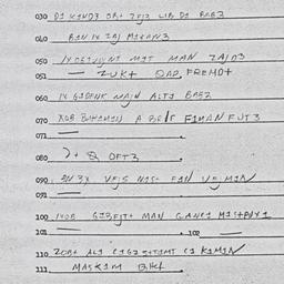 Eastern questionnaire, answ...