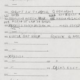 Eastern questionnaire, answ...