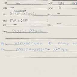 Eastern questionnaire, answ...