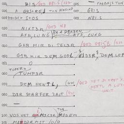 Eastern questionnaire, answ...
