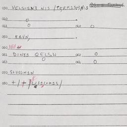 Eastern questionnaire, answ...