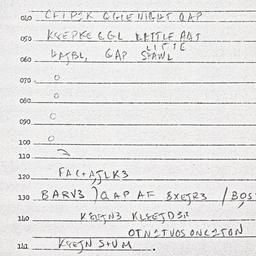 Eastern questionnaire, answ...
