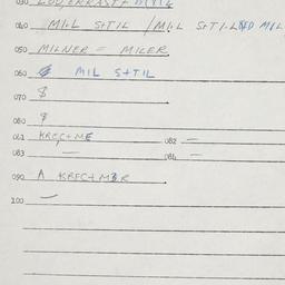 Eastern questionnaire, answ...