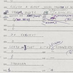 Eastern questionnaire, answ...