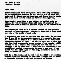 Letter from Samuel A. Stouf...