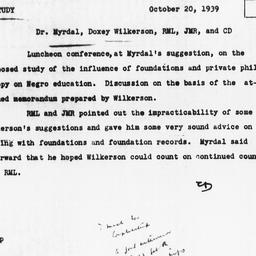 Memorandum from Charles Dol...