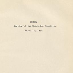 Executive Committee Meeting