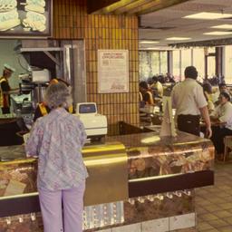 Interior view, counter and ...
