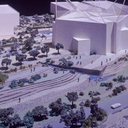 Model, aerial view.