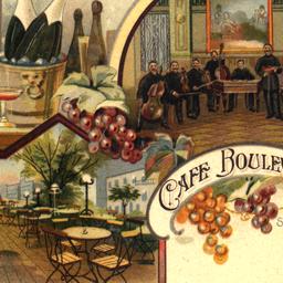 Souvenir from Café Boulevar...