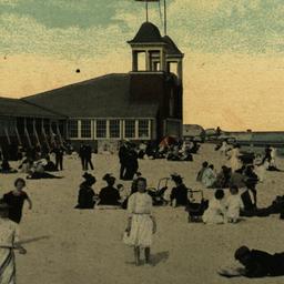 Ostend Casino and Beach, Fa...