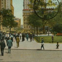 Broadway at City Hall Park....