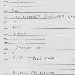 Eastern questionnaire, answ...