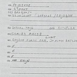 Eastern questionnaire, answ...