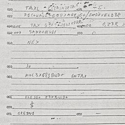 Eastern questionnaire, answ...