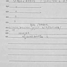 Eastern questionnaire, answ...
