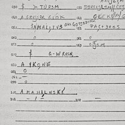 Eastern questionnaire, answ...