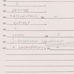 Eastern questionnaire, answ...