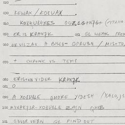 Eastern questionnaire, answ...