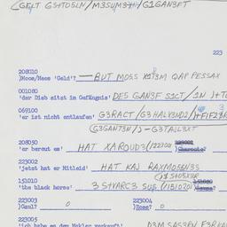 Western questionnaire, answ...