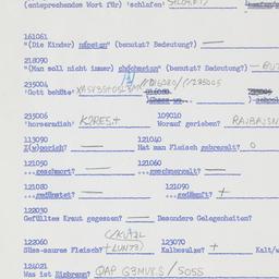 Western questionnaire, answ...