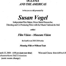 Announcements, 2004-03-25. ...