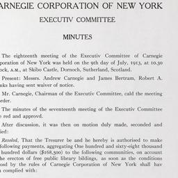 Executive Committee Meeting