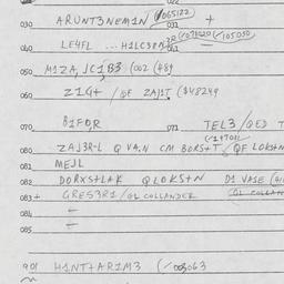 Eastern questionnaire, answ...