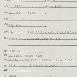 Eastern questionnaire, answ...
