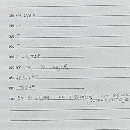 Eastern questionnaire, answ...