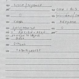 Eastern questionnaire, answ...