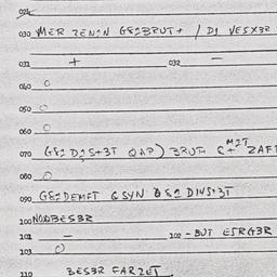 Eastern questionnaire, answ...