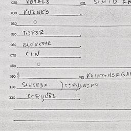 Eastern questionnaire, answ...