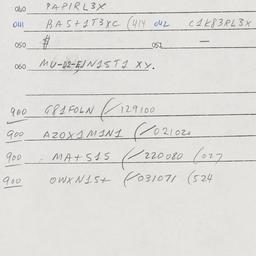 Eastern questionnaire, answ...
