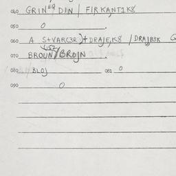 Eastern questionnaire, answ...