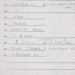 Eastern questionnaire, answ...