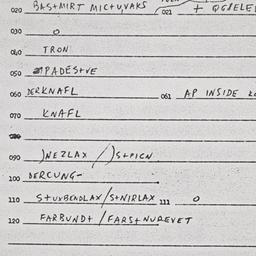 Eastern questionnaire, answ...