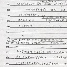 Eastern questionnaire, answ...